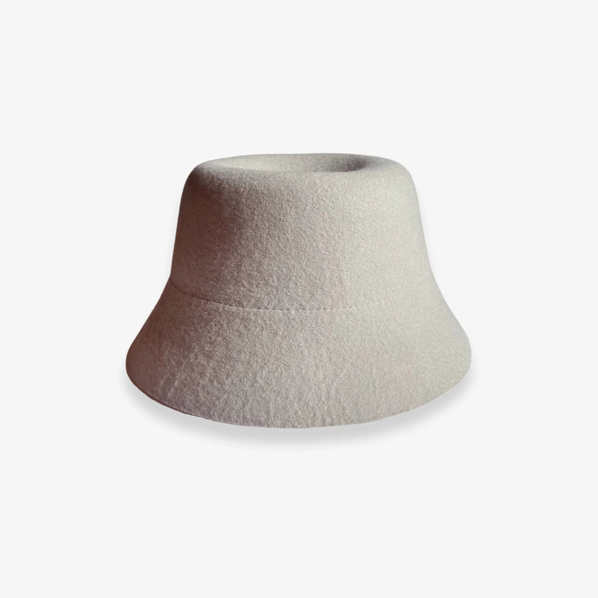 Byron Wool Bucket Hat in Grey | Women's Felt Bucket Hat