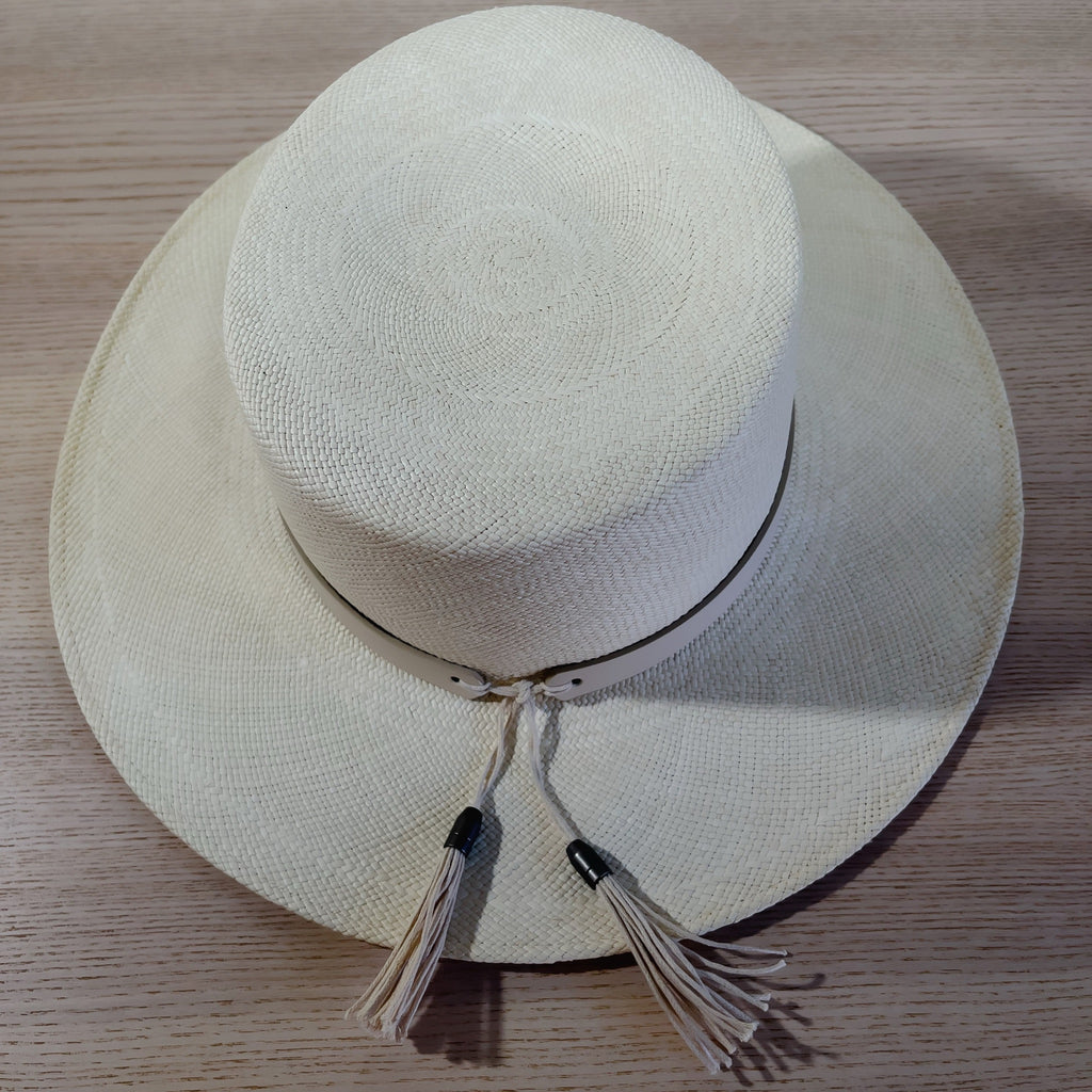 toquilla straw boater hat, women panama hat