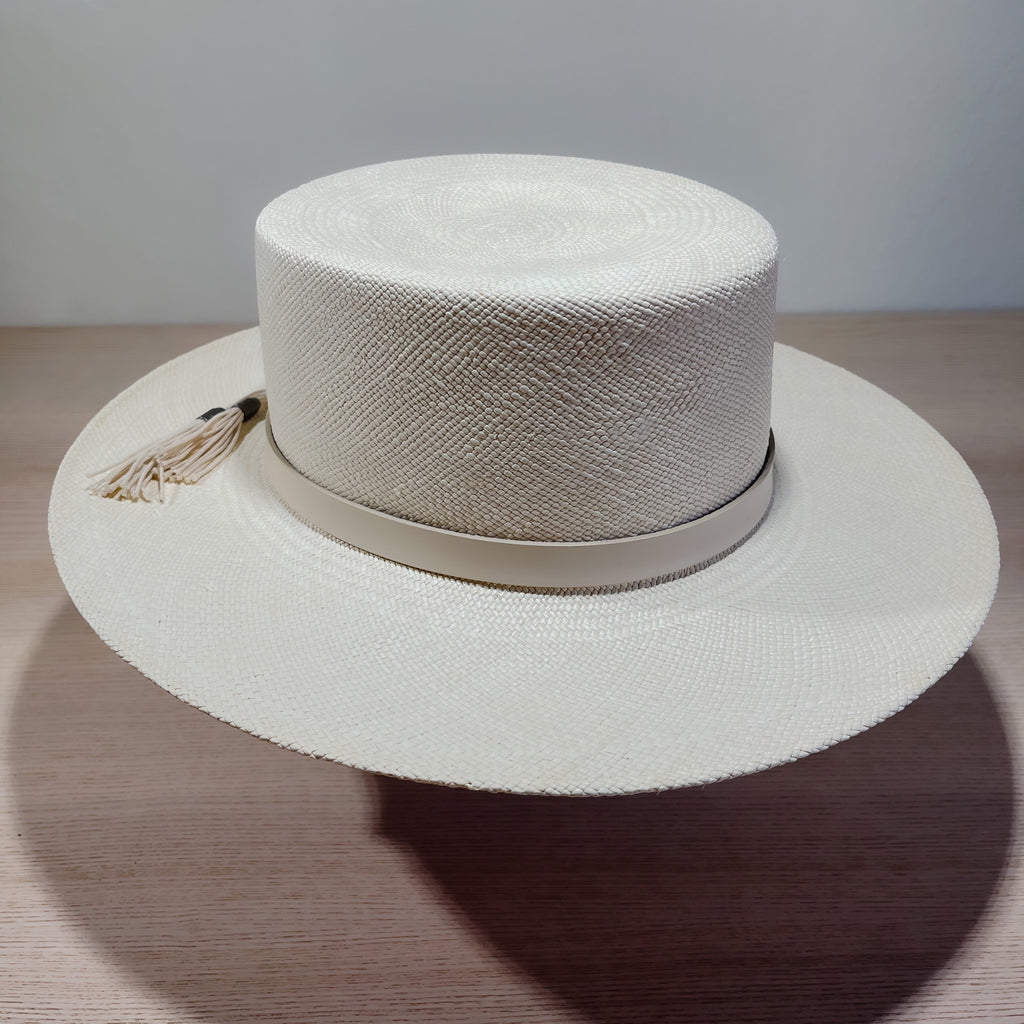 toquilla straw boater hat, women panama hat